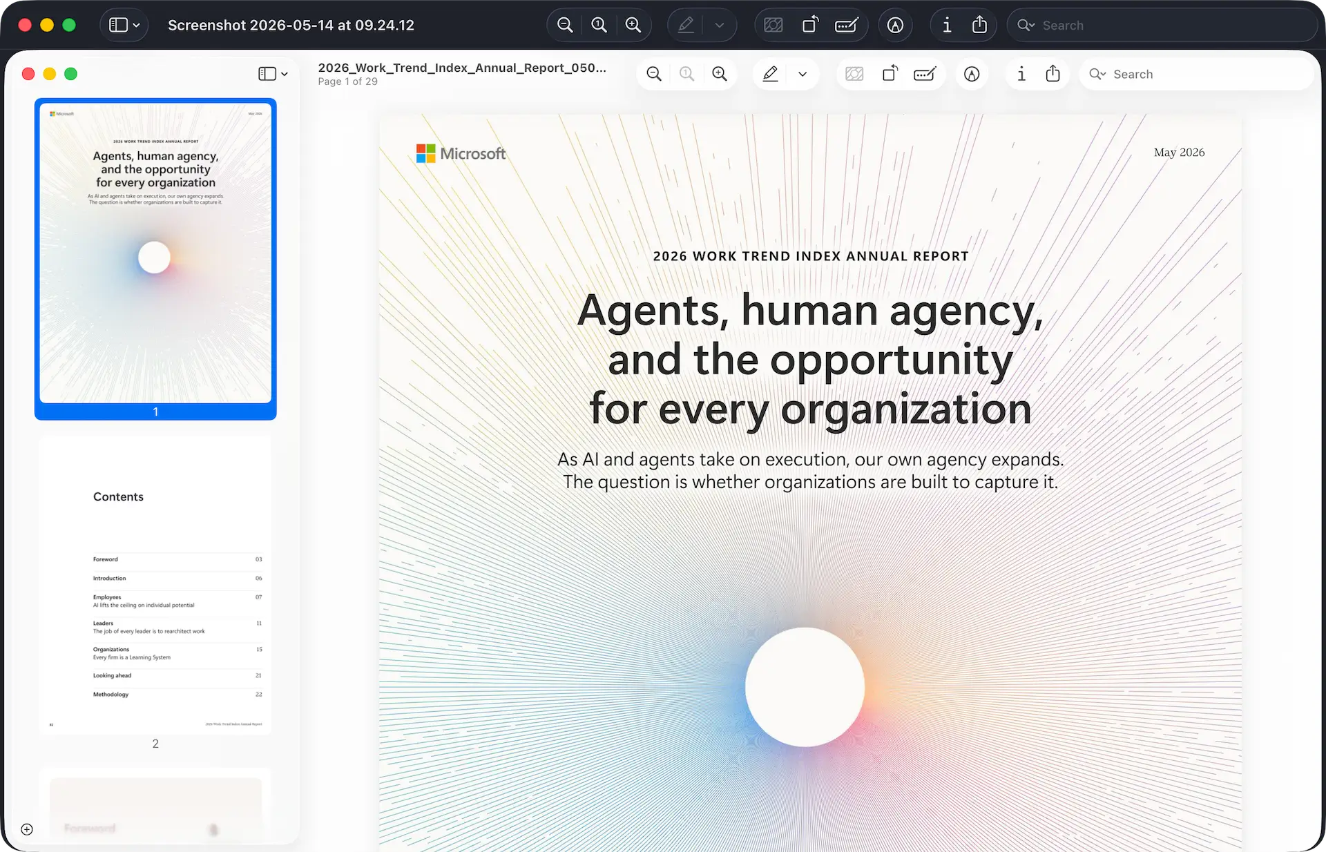 Microsoft 2026 Work Trend Index report